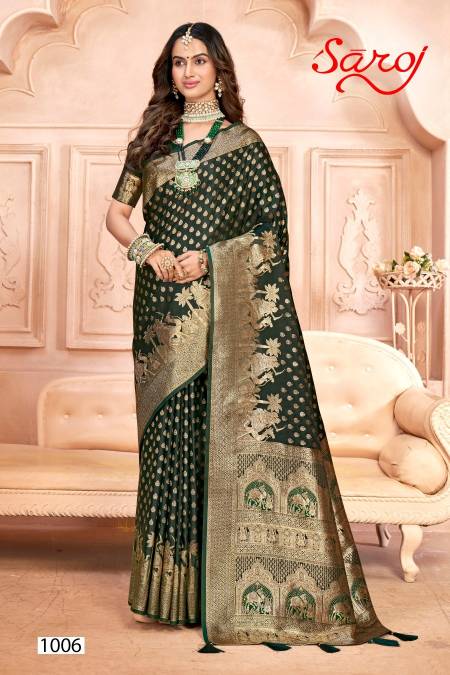 Saroj Panachee Silk With Jacquard Work Saree Collection
